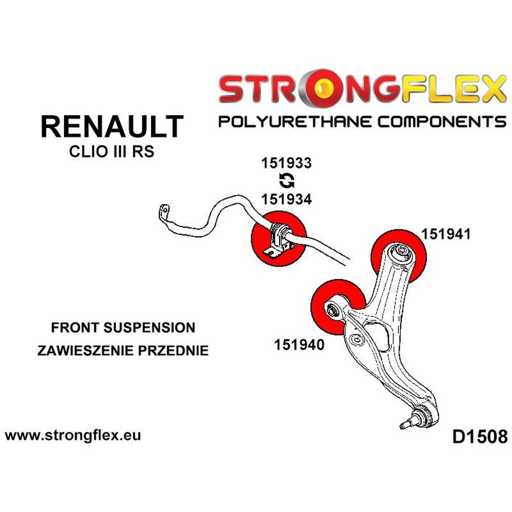 Silentblock Strongflex STF151941BX2 (2 pcs) - 2
