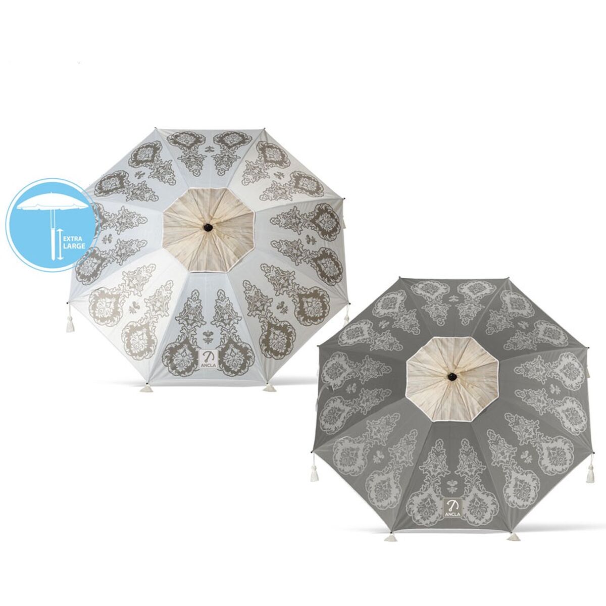 Parasoll Ø 200 cm SPF50+ Orientalisk