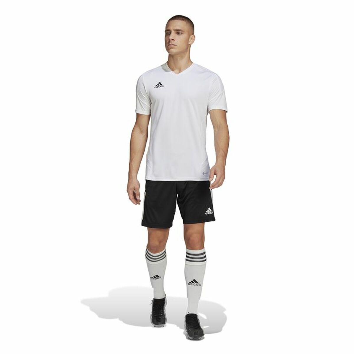 Kortärmad fotbollströja för herrar Adidas Con22 Vit - 8