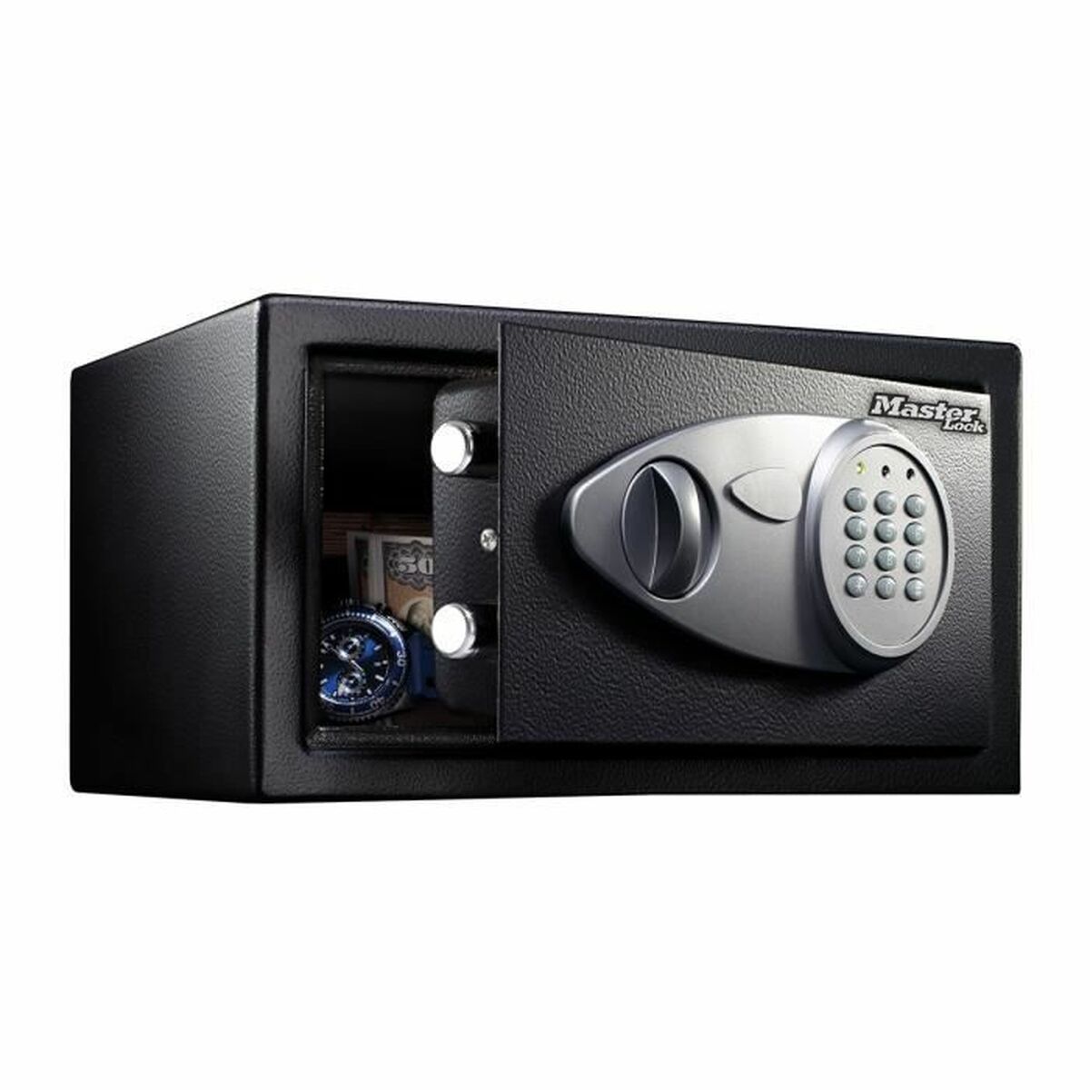 Kassaskåp Master Lock X041ML Svart Svart/Grå Stål 11,7 x 7,9 x 5 cm