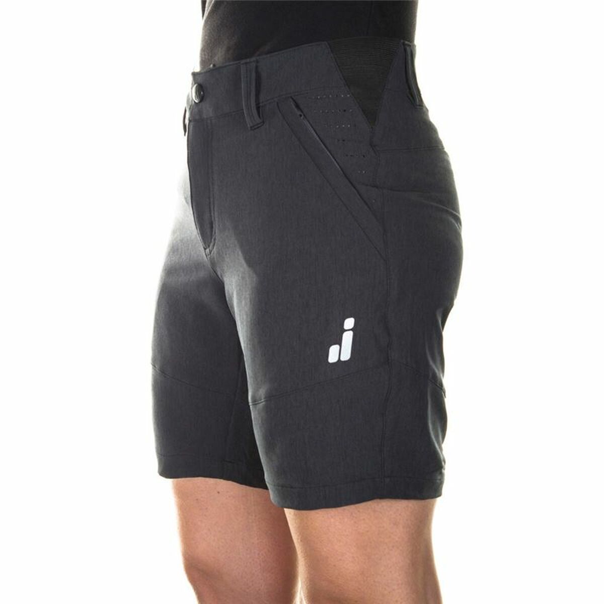Sportshorts för kvinnor Joluvi Rock Grå - 3