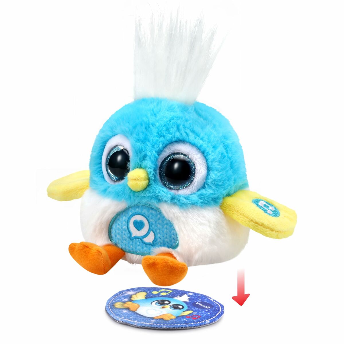 Mjukdjur med ljud Vtech Lolibirds Lolito Blå - 9