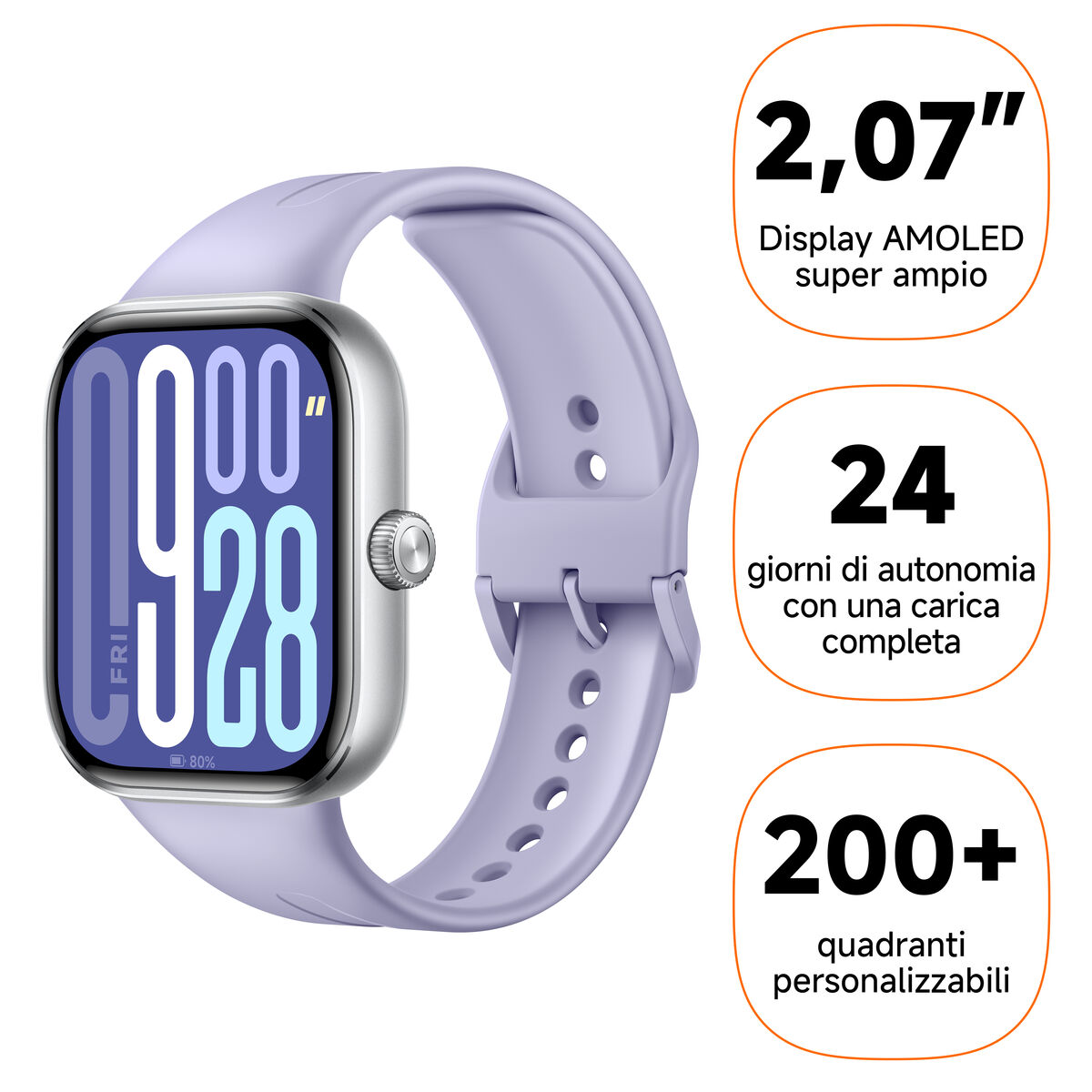 Smartklocka Xiaomi Redmi Watch 5 Violett Twilight - 2