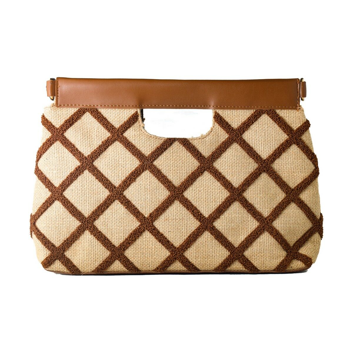 Damväska Laura Ashley VALETTA-QUILTED-TAN Brun 30 x 20 x 9 cm