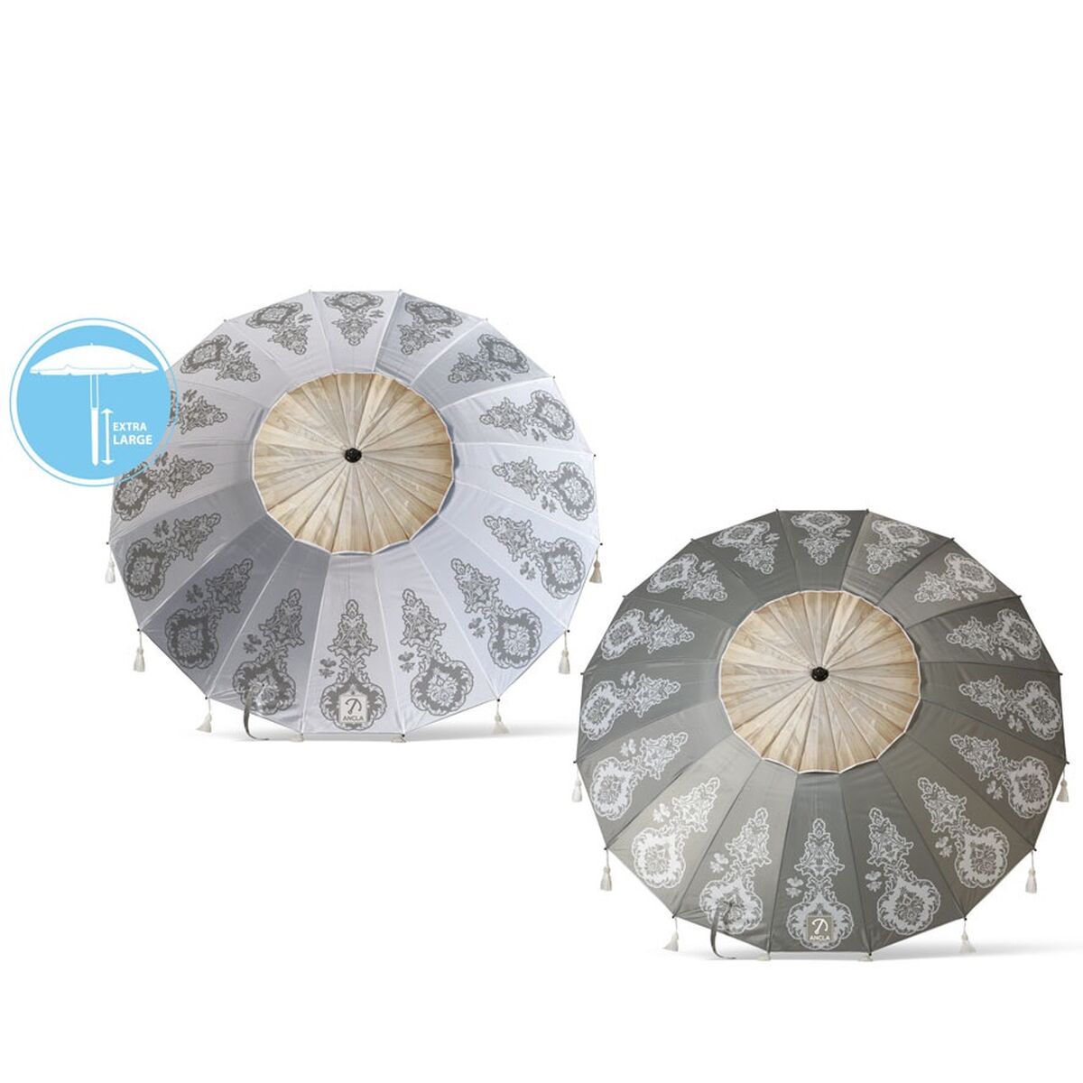 Parasoll Ø 240 cm SPF50+ Orientalisk
