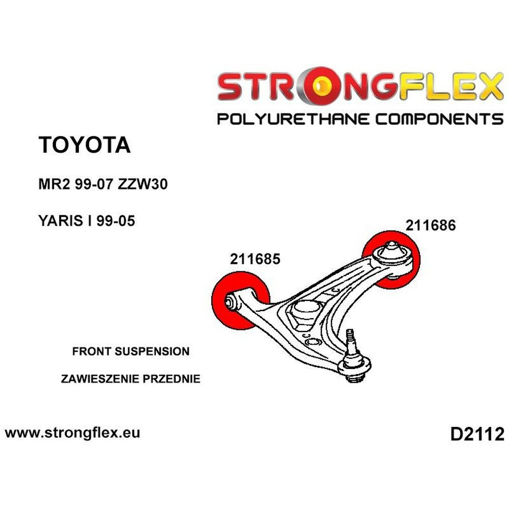 Silentblock Strongflex STF211685AX2 (2 pcs) - 4