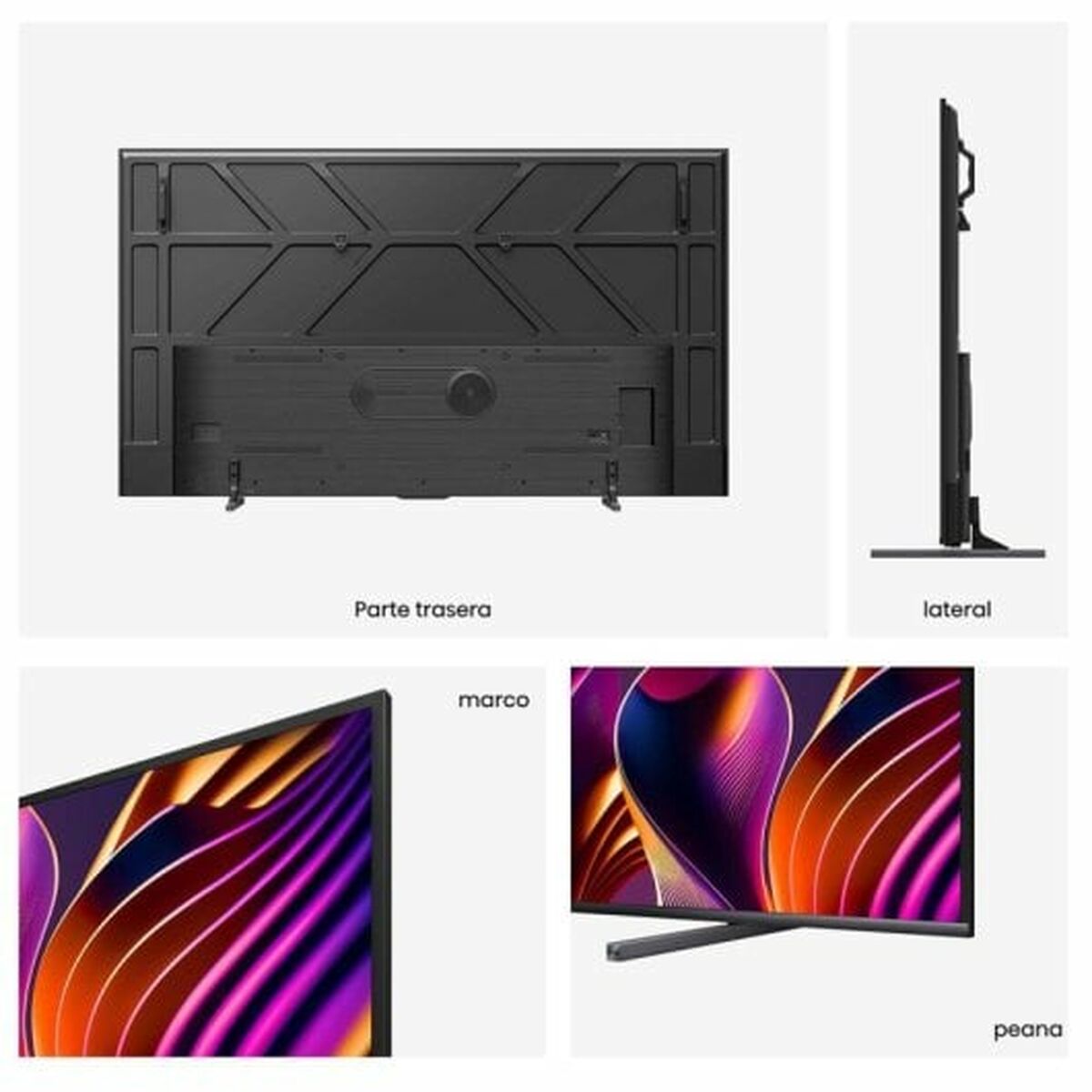 Smart TV Hisense 100E7NQ PRO 100 100" 4K Ultra HD HDR D-LED QLED - 4