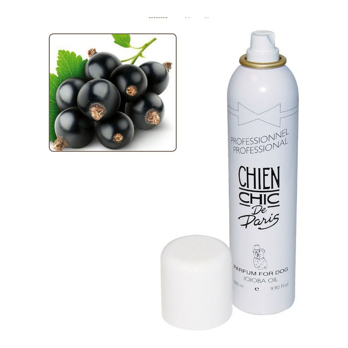 Husdjursparfym Chien Chic Hund Spray Vinbär (300 ml) - 2