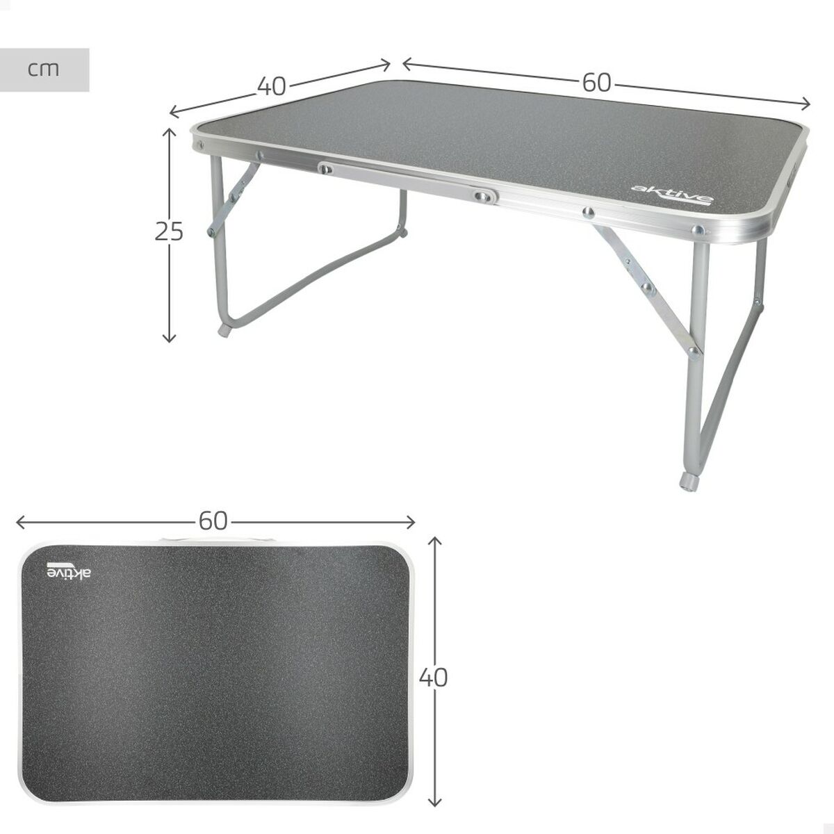 Fällbord Aktive 60 x 25 x 40 cm (6 antal) - 5