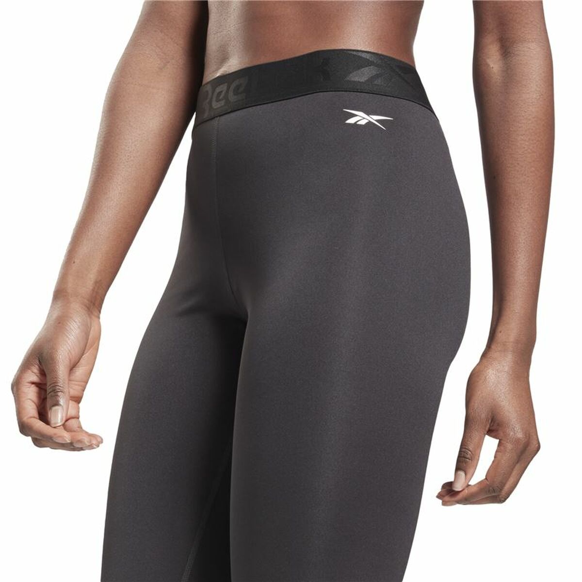 Sport-leggings, Dam Reebok Capri Night Svart - 4