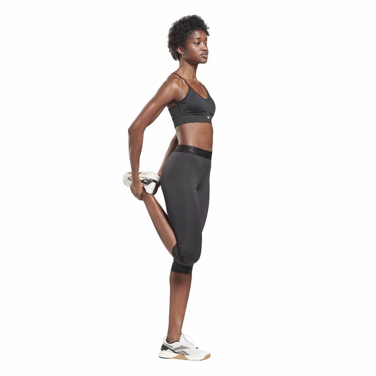 Sport-leggings, Dam Reebok Capri Night Svart - 2