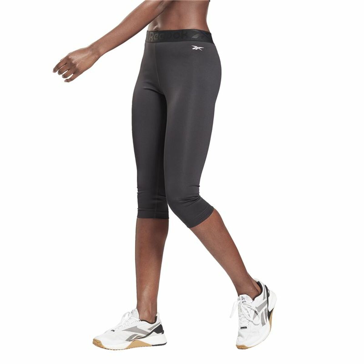 Sport-leggings, Dam Reebok Capri Night Svart - 6