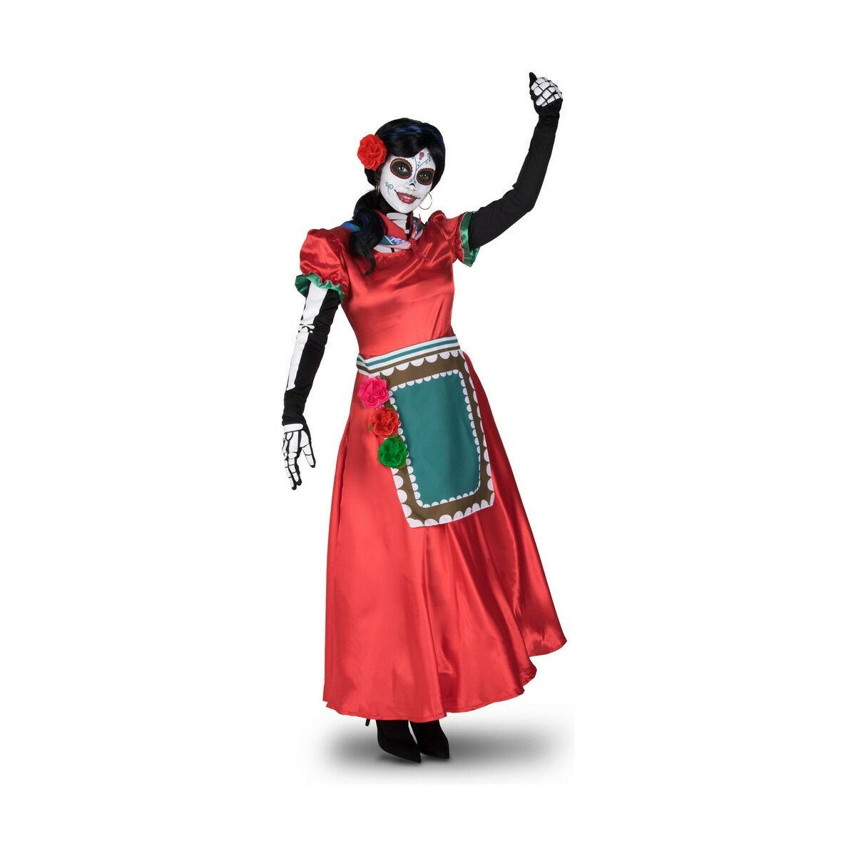 Maskeraddräkt för barn My Other Me Rosabella 10 Delar 5-6 år Catrina - 2
