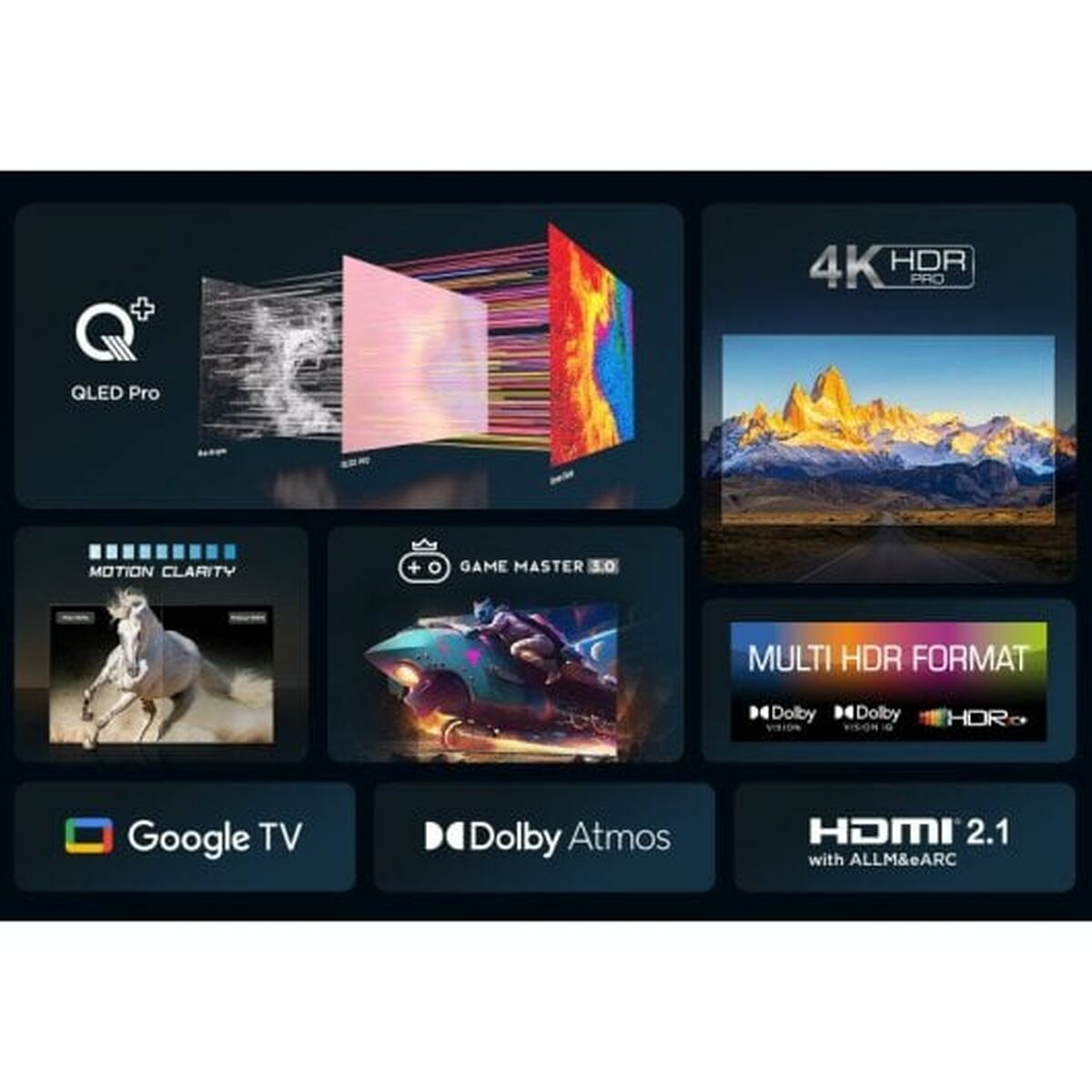 Smart TV TCL 50C655       50 50" 4K Ultra HD LED HDR D-LED QLED - 6