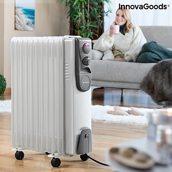 Oljeelement Oileven InnovaGoods 2500 W (11 ribbor)