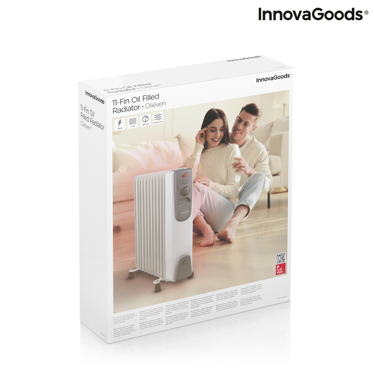 Oljeelement Oileven InnovaGoods 2500 W (11 ribbor) - 2