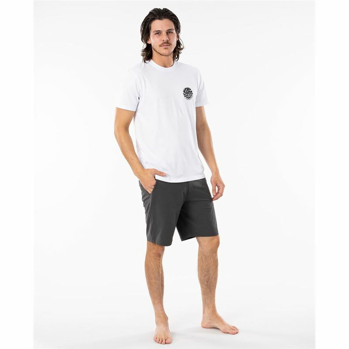 T-shirt med kortärm Rip Curl Wettie Essential Vit Män - 3