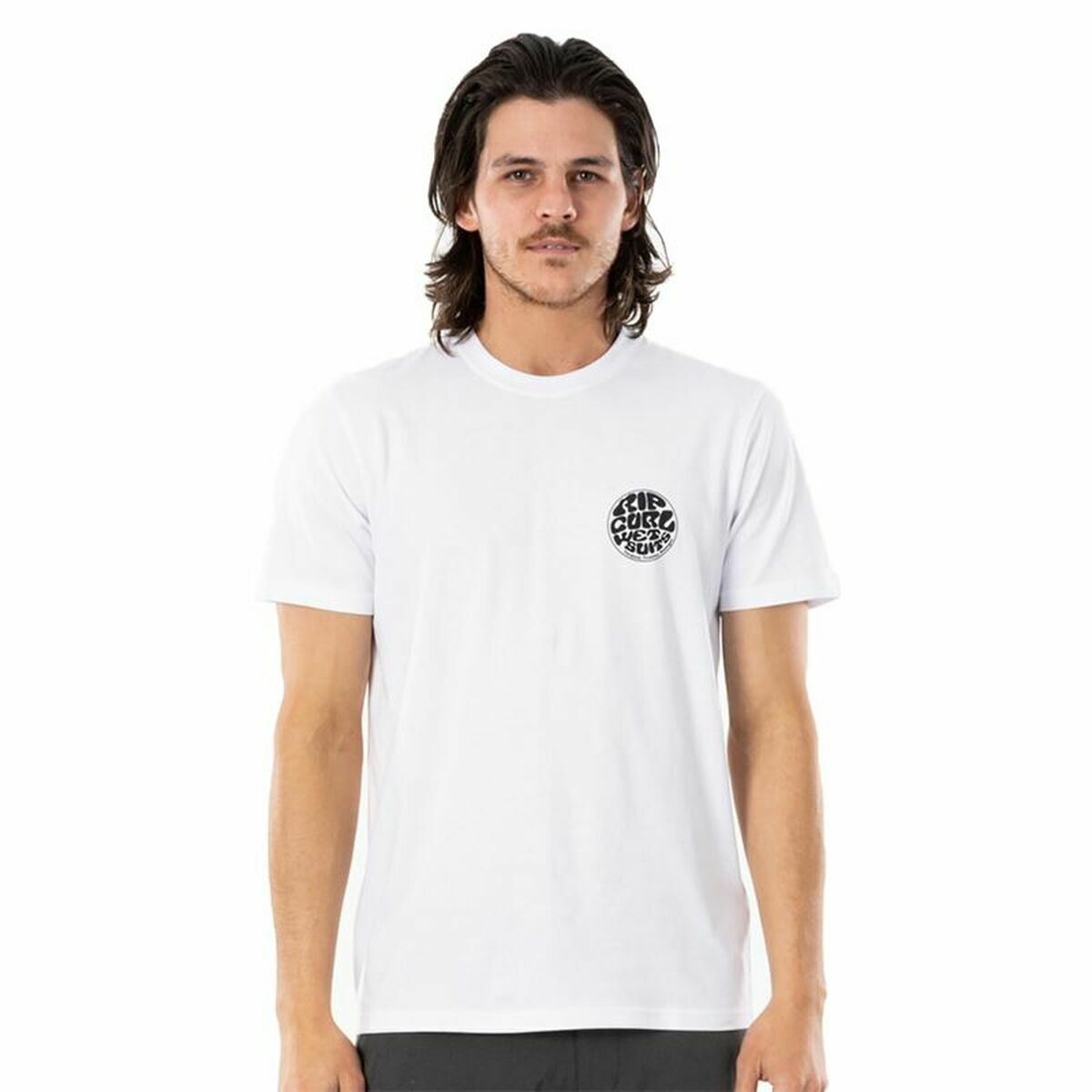 T-shirt med kortärm Rip Curl Wettie Essential Vit Män - 5