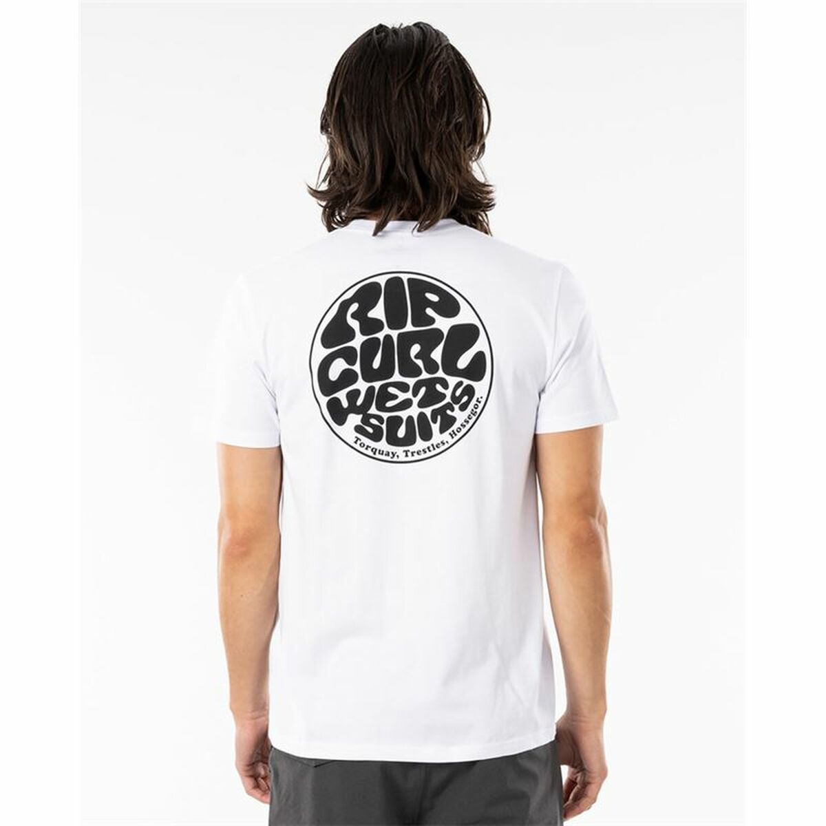T-shirt med kortärm Rip Curl Wettie Essential Vit Män - 2