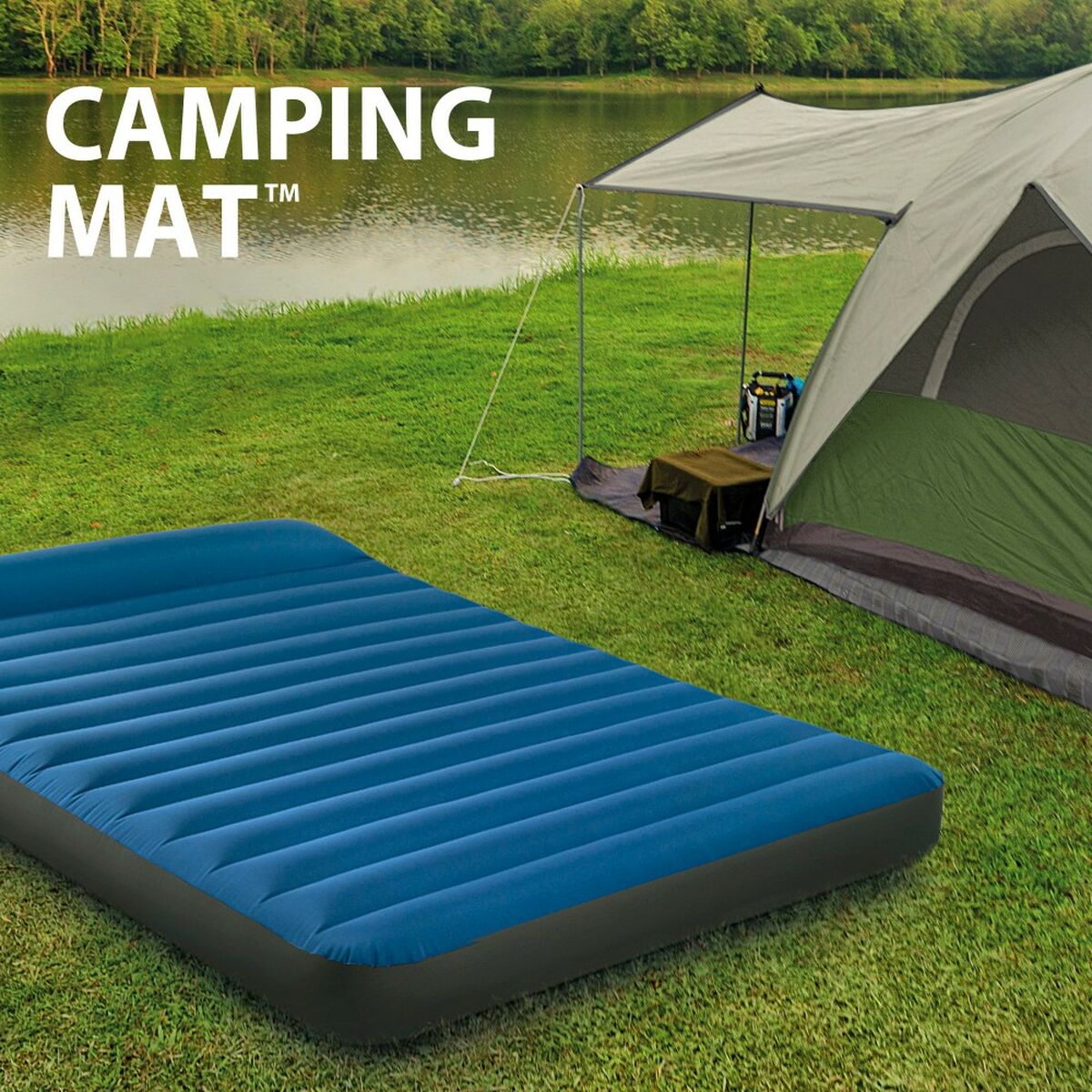 Luftmadrass Intex 137 x 22 x 191 cm (3 antal) - 10
