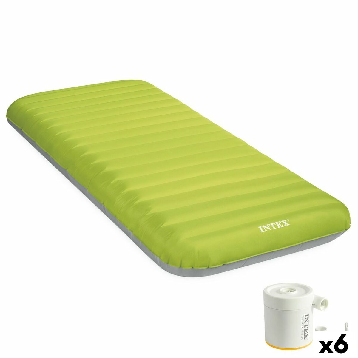 Luftmadrass Intex 76 x 11 x 191 cm (6 antal) - 8