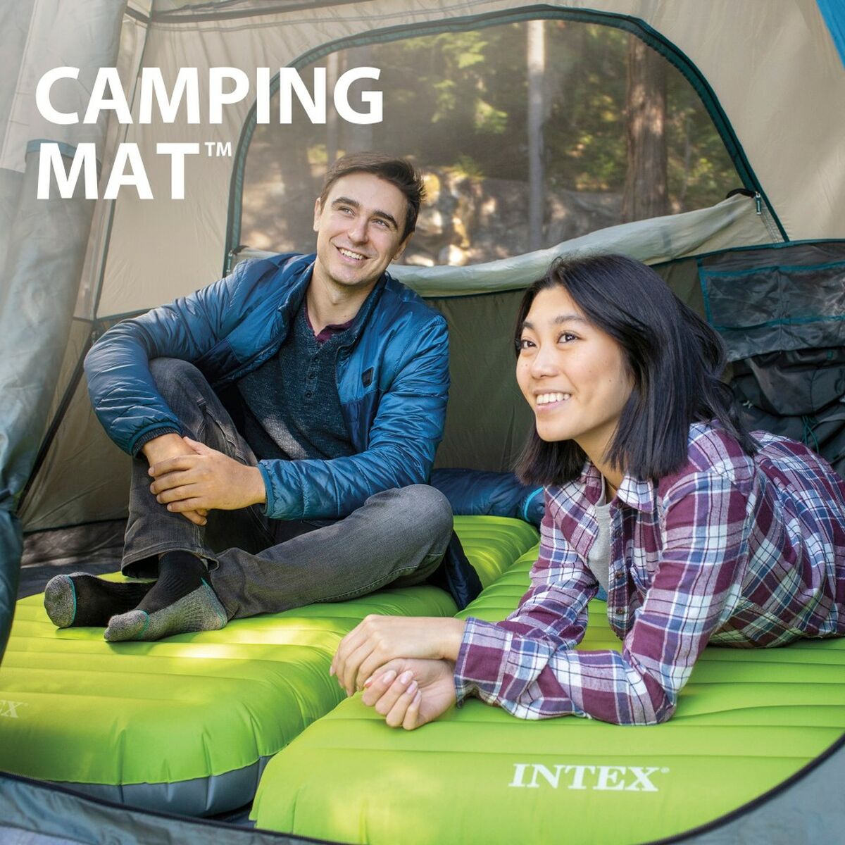 Luftmadrass Intex 76 x 11 x 191 cm (6 antal) - 3