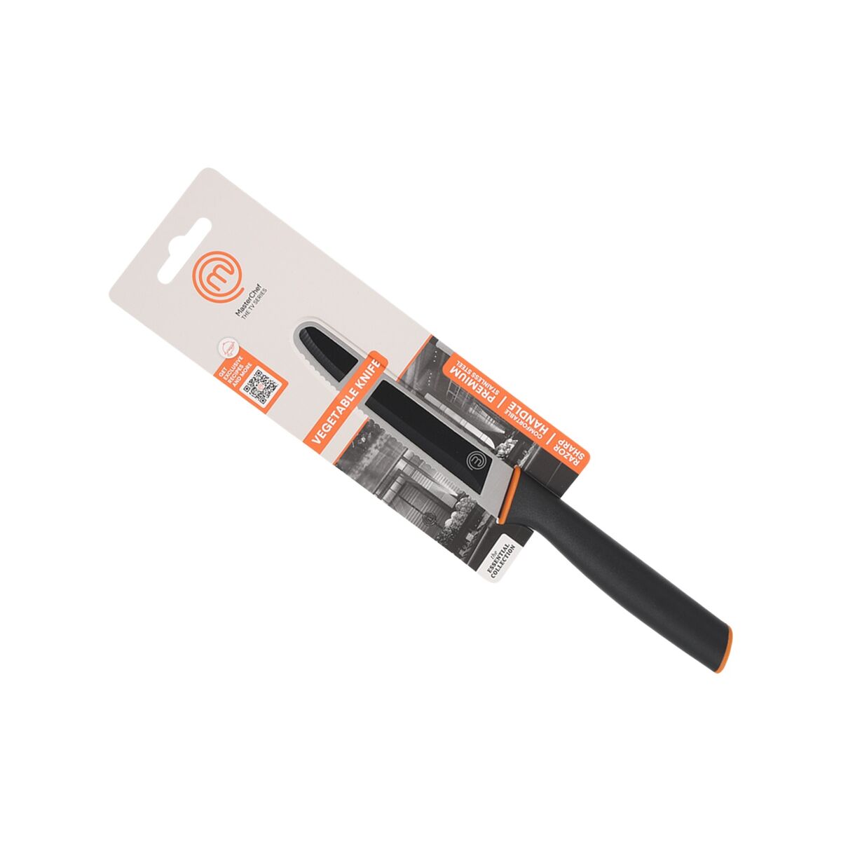 Grönsaksskalarkniv MasterChef Svart Silvrig 11,5 cm (24 antal) - 3