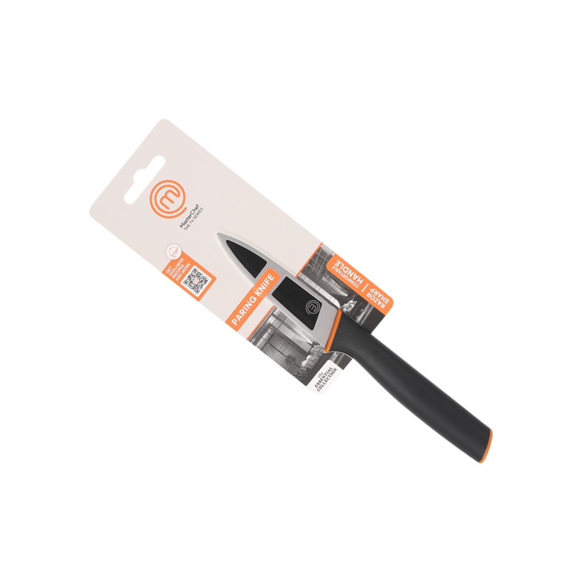 Kökskniv MasterChef Svart Silvrig 9 cm (24 antal) - 2