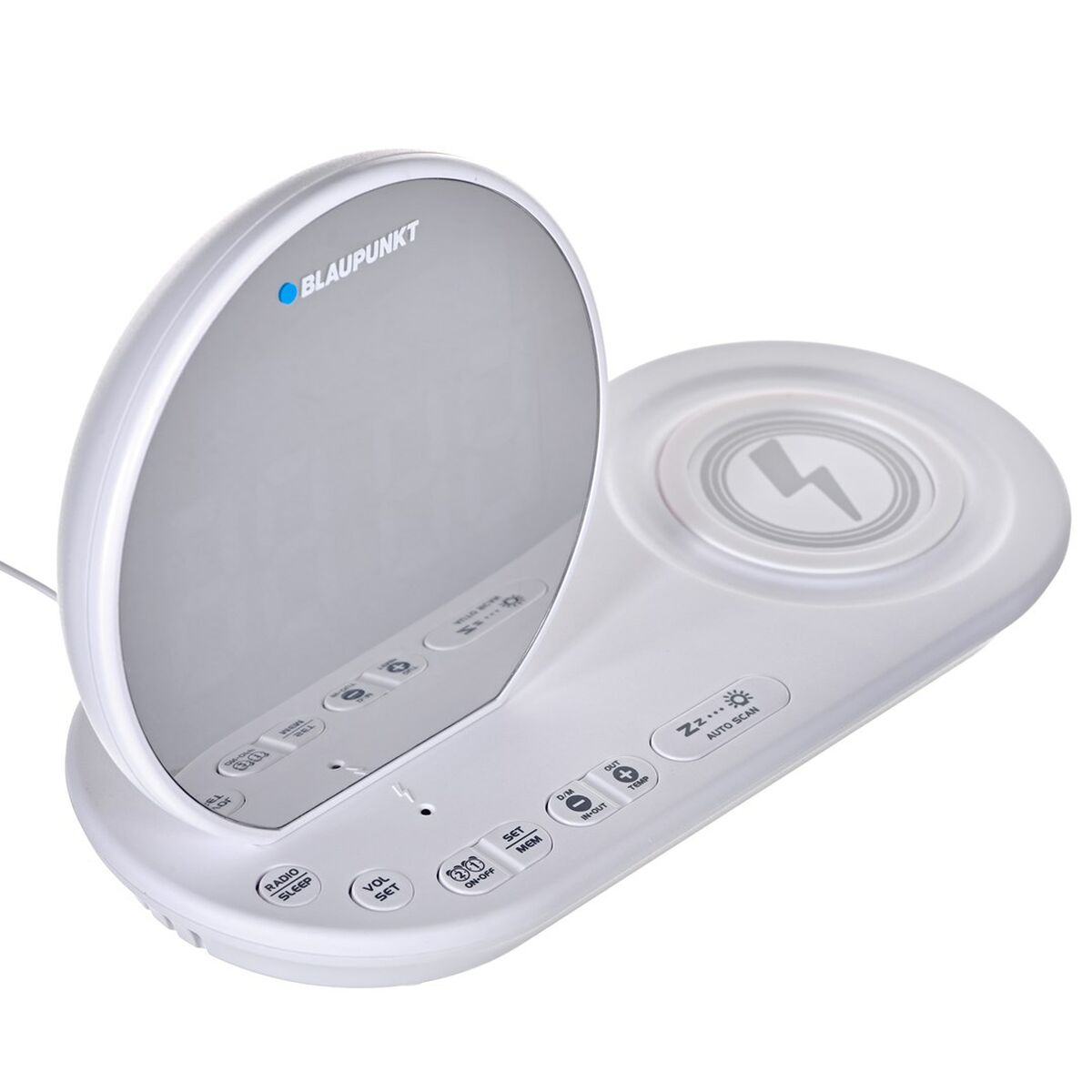 Väckarklocka Blaupunkt CR85WH Vit - 5