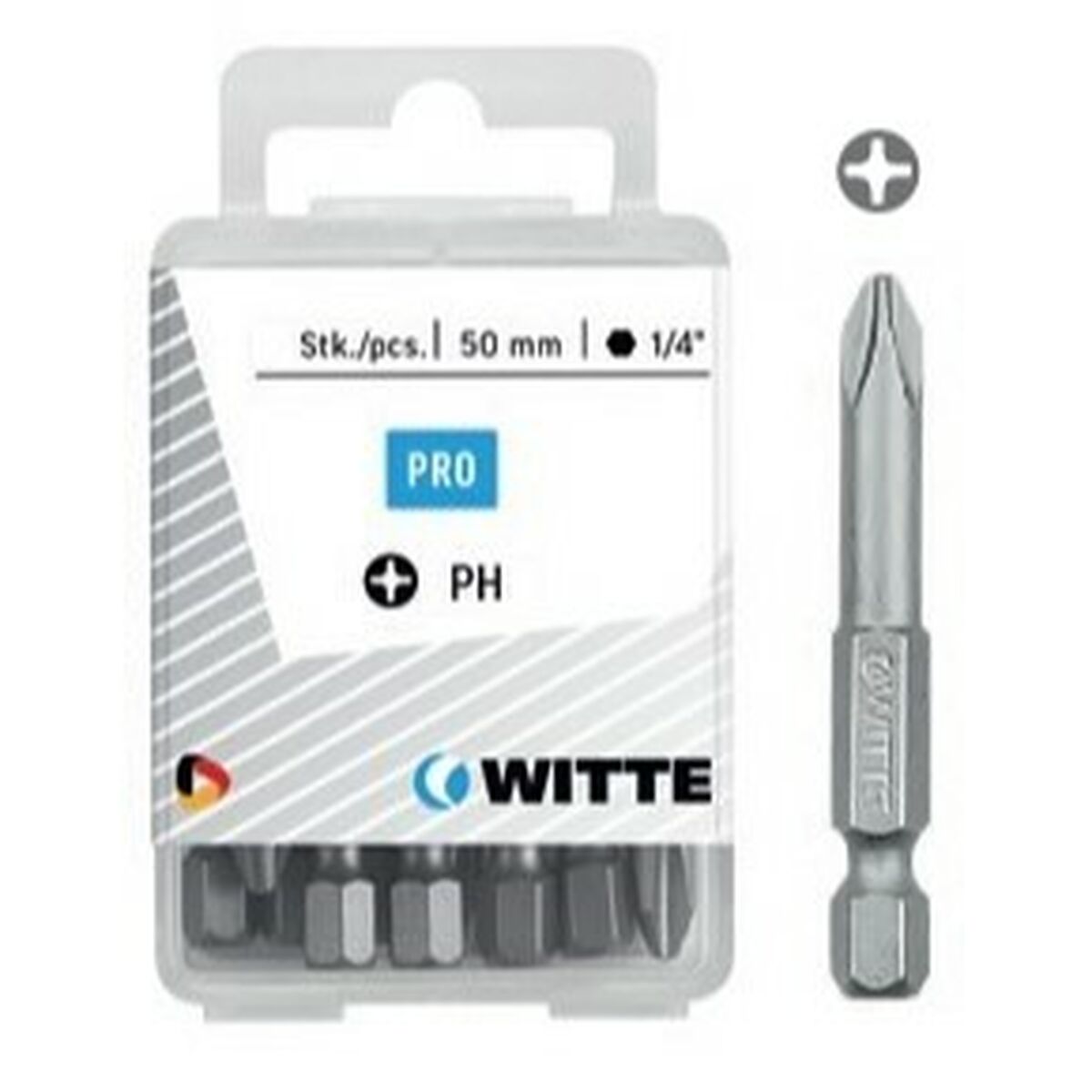 Bitssats WITTE Phillips PH1 10 antal 10 Delar - 2