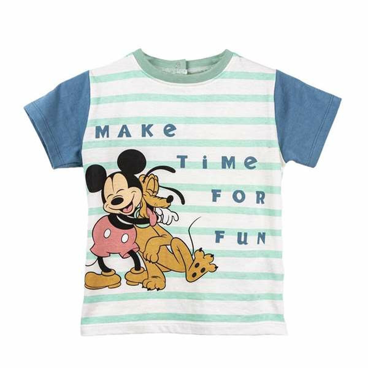 Barn T-shirt med kortärm Mickey Mouse Multicolour 18 månader