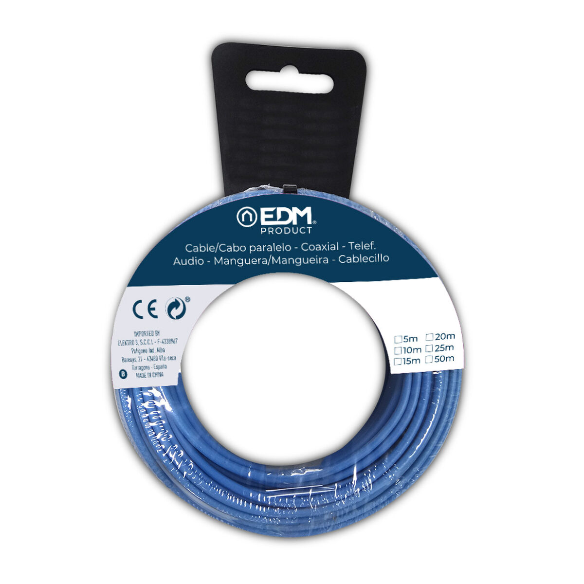 Kabel EDM 28600 Blå 6 mm 25 m - 4