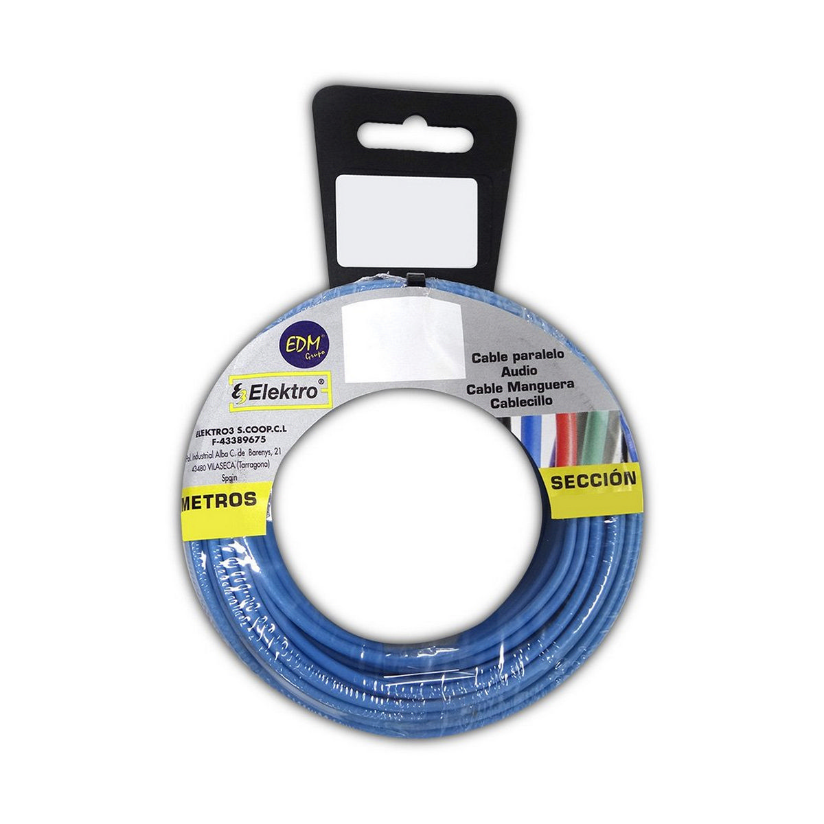 Kabel EDM 28600 Blå 6 mm 25 m - 2