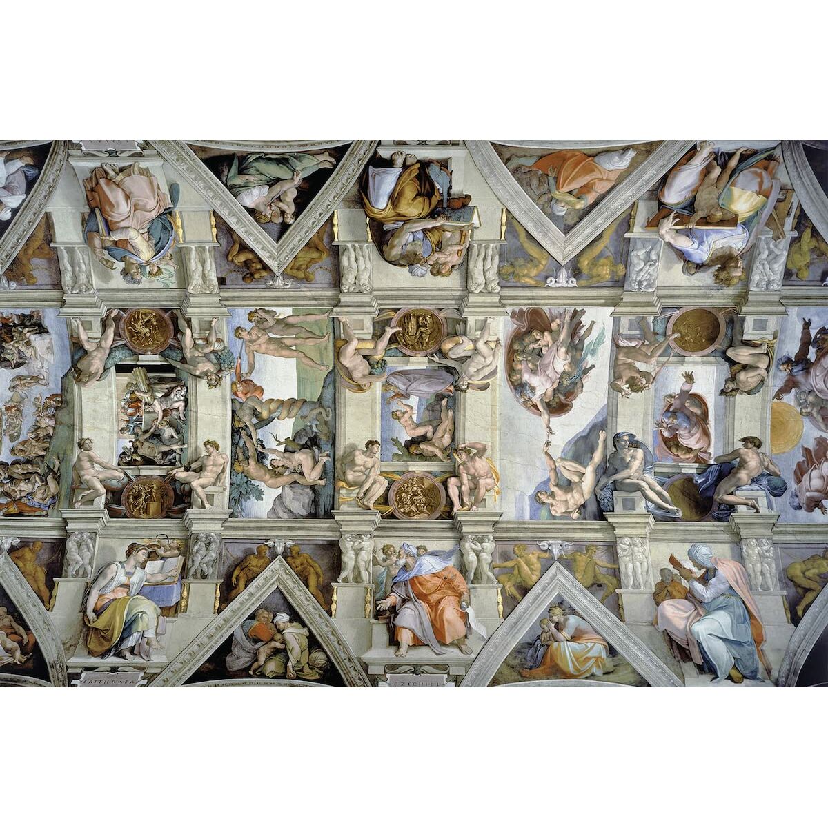 Pussel Ravensburger 17429 The Sistine Chapel - Michelangelo 5000 Delar - 4