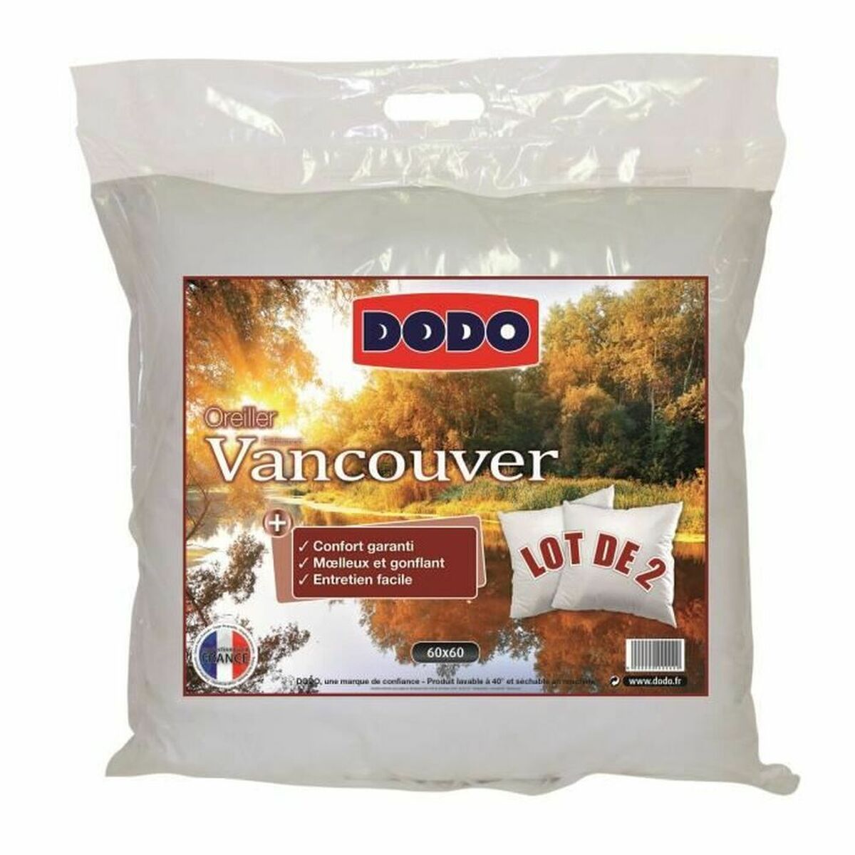 Kudden DODO Vancouver Vit (2 antal)
