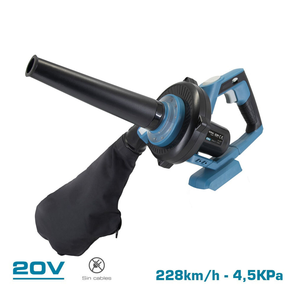 Blås Koma Tools Pro Series 20 V Utsug - 5