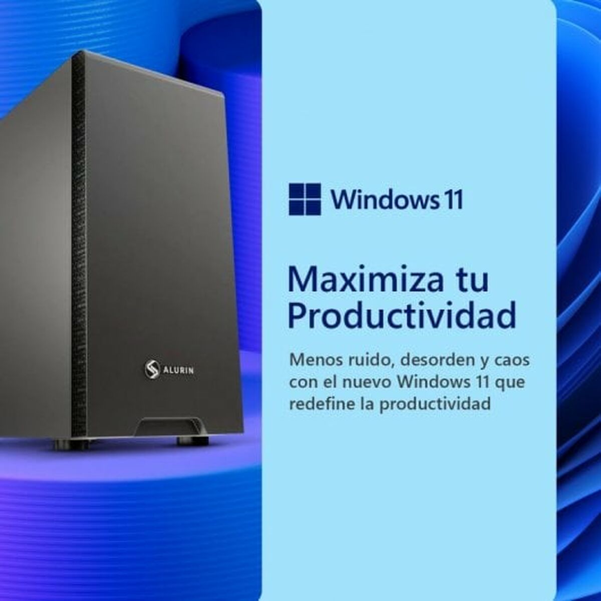 Bordsdator PcCom Work AMD Ryzen 7 5700G 16 GB RAM 500 GB SSD - 4