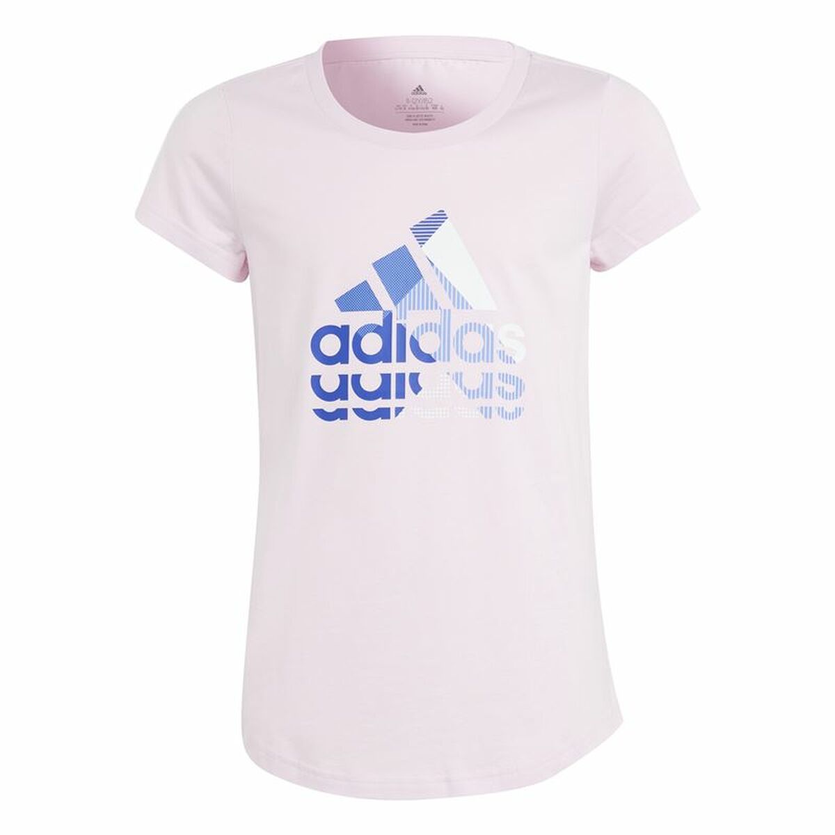 Barn T-shirt med kortärm Adidas Graphic Rosa