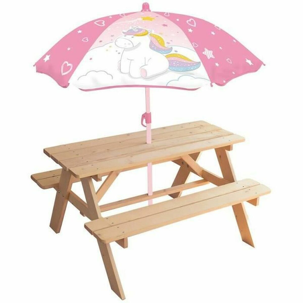 Picknickbord Fun House    53 x 95 x 75 cm Naperny? Enhörning