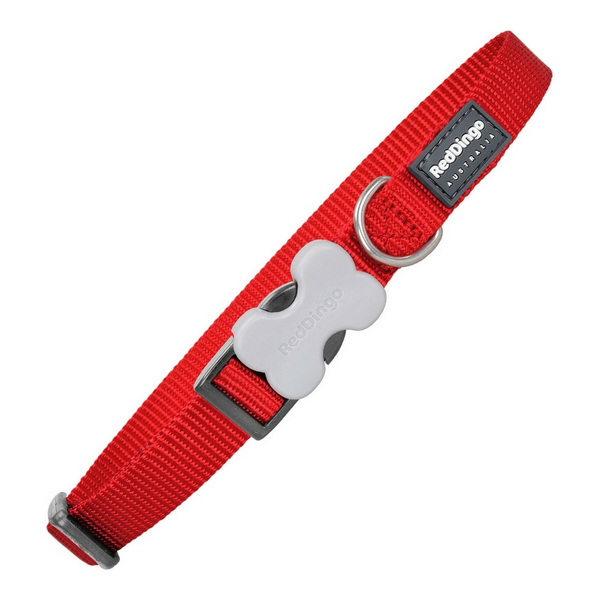 Hundhalsband Red Dingo Slät Röd (1,5 x 24-36 cm) - 2