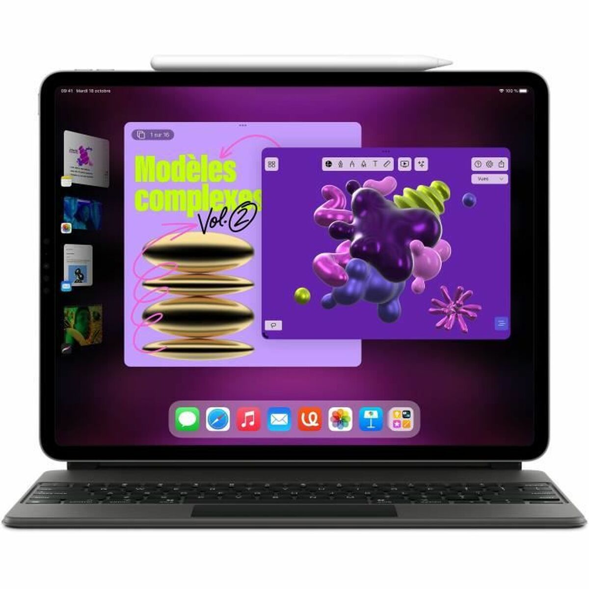 Läsplatta Apple iPad Pro Silvrig 2 TB APPLE M2 16 GB RAM 12,9" - 9
