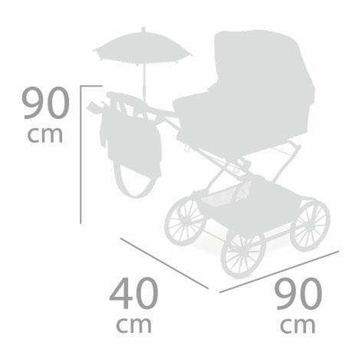 Dockvagn Decuevas Verona 55 cm - 13