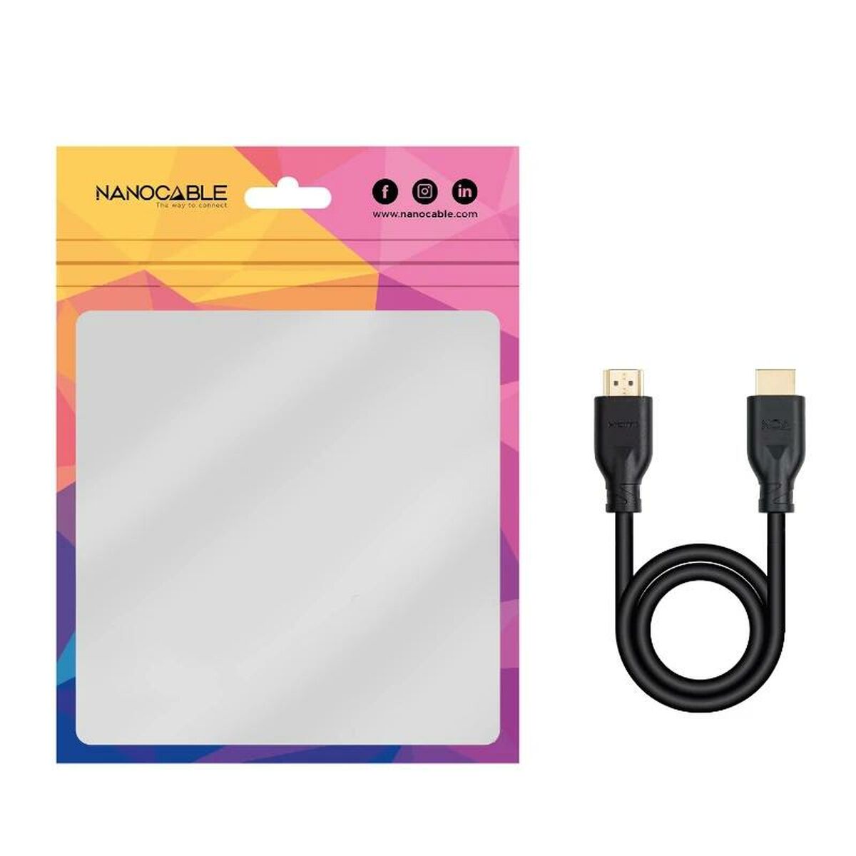 Kabel HDMI NANOCABLE 10.15.3907 7 m Svart - 4