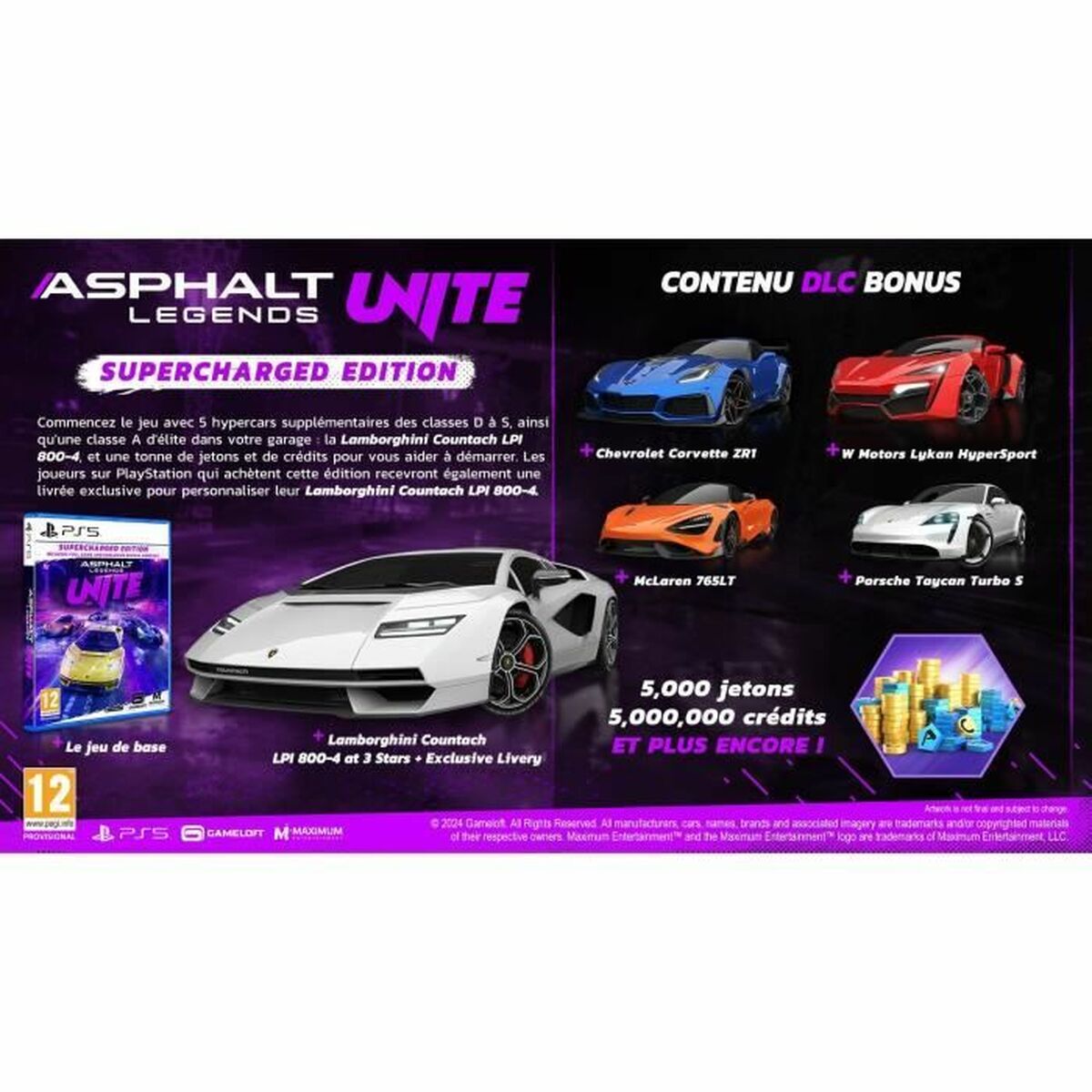 PlayStation 5 Videospel Just For Games Asphalt Legends UNITE Supercharged Edition - 2