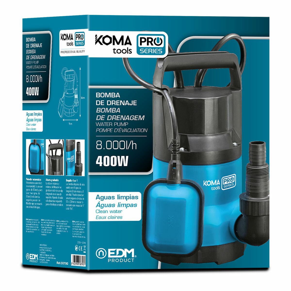 Vattenpump Koma Tools RXZER23 400 W - 8