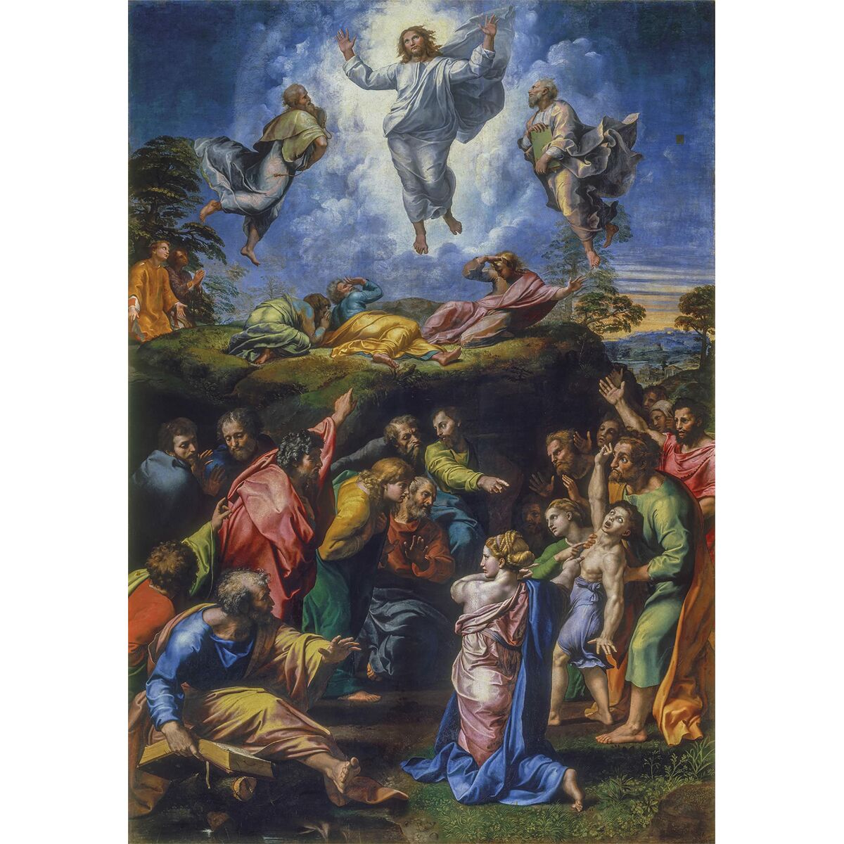 Pussel Clementoni 31698 Transfiguration - Raphael 1500 Delar - 5