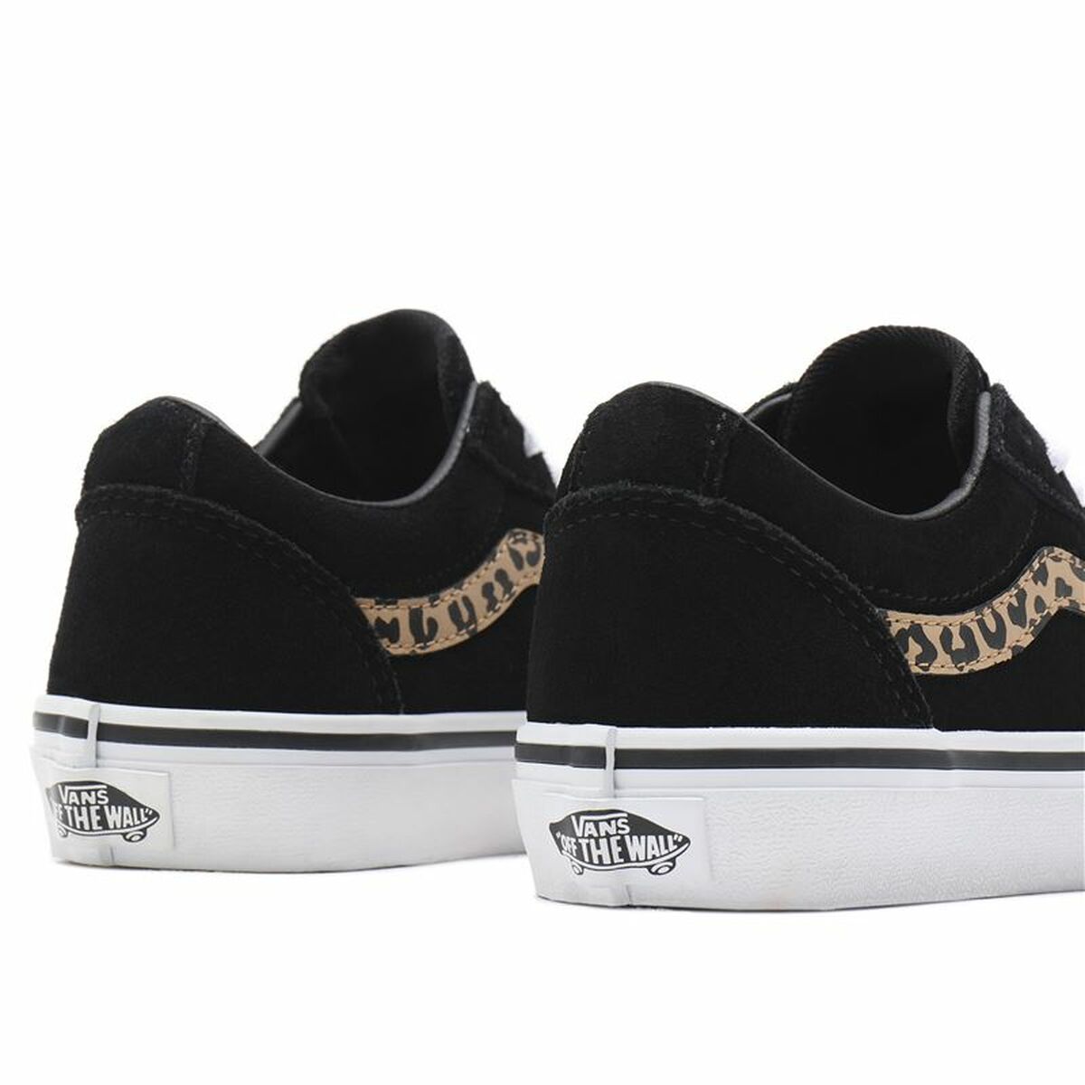 Sportskor Casual Barn Vans Ward Suede Svart Leopard - 7