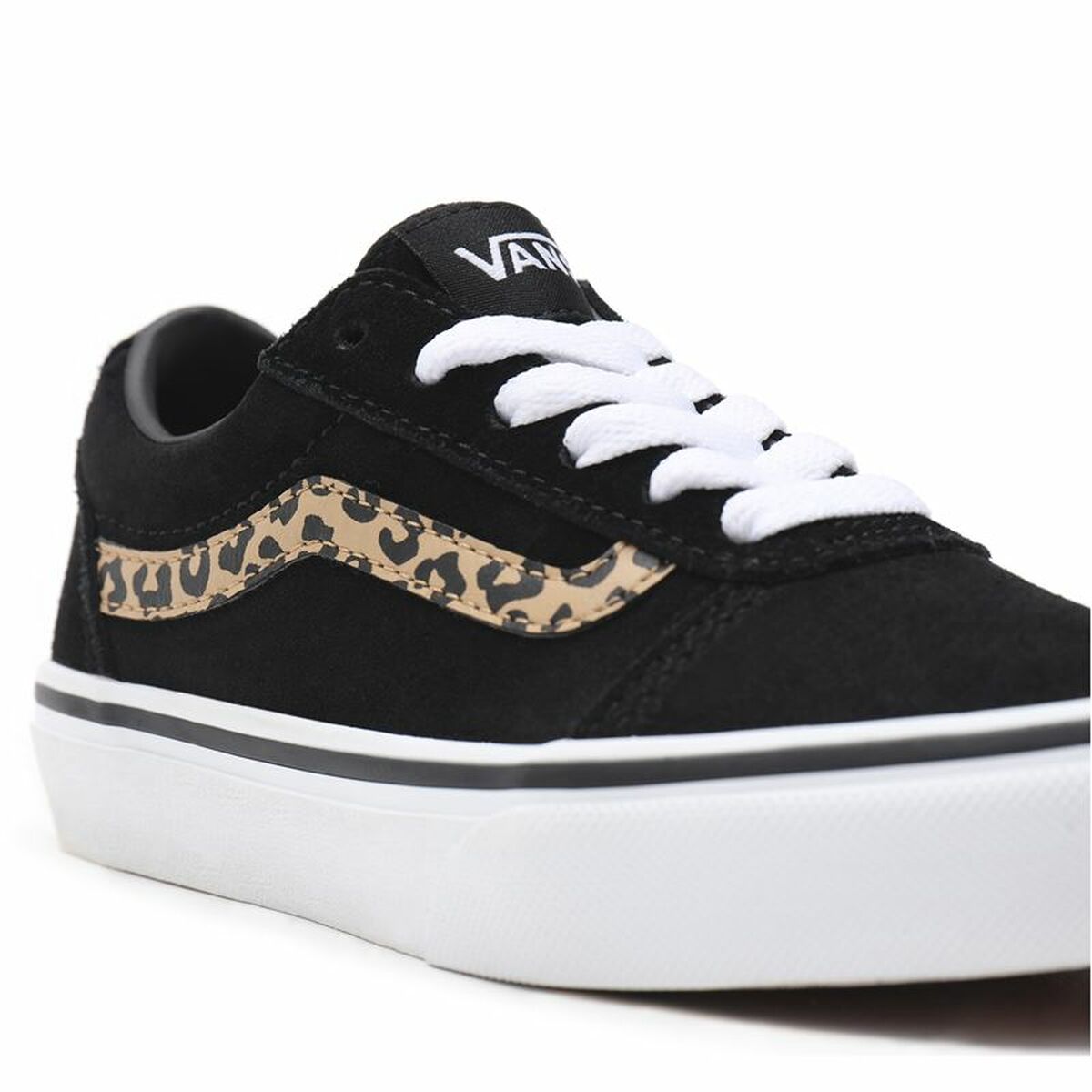 Sportskor Casual Barn Vans Ward Suede Svart Leopard - 17