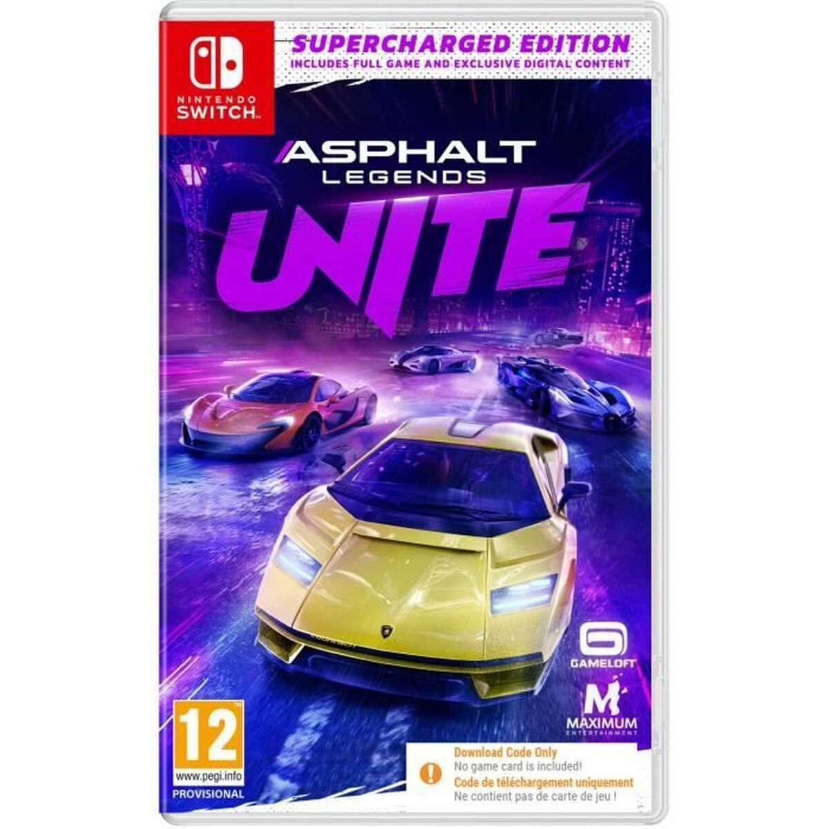 TV-spel för Switch Just For Games Asphalt Legends Unite Supercharged