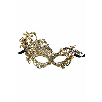 Mask Maskarade AURORE Gyllene